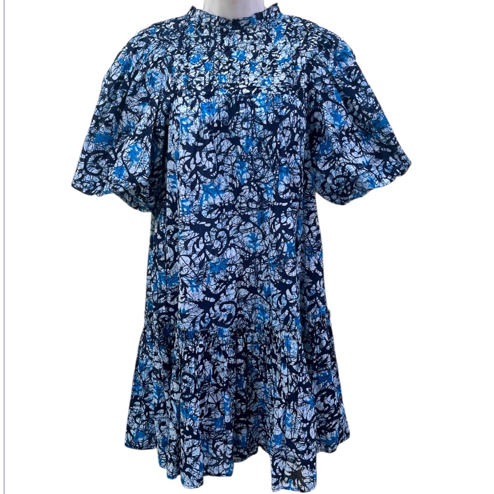 Anthropologie Love the Label Andrea Puff Sleeved Mini Dress XS - Picture 3 of 9